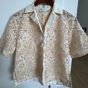 Sandro Crochet type shirt